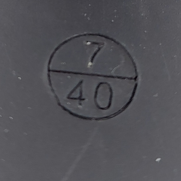 Missguided faux leather patent black zip front pull ring Boots - Picture 3 of 4